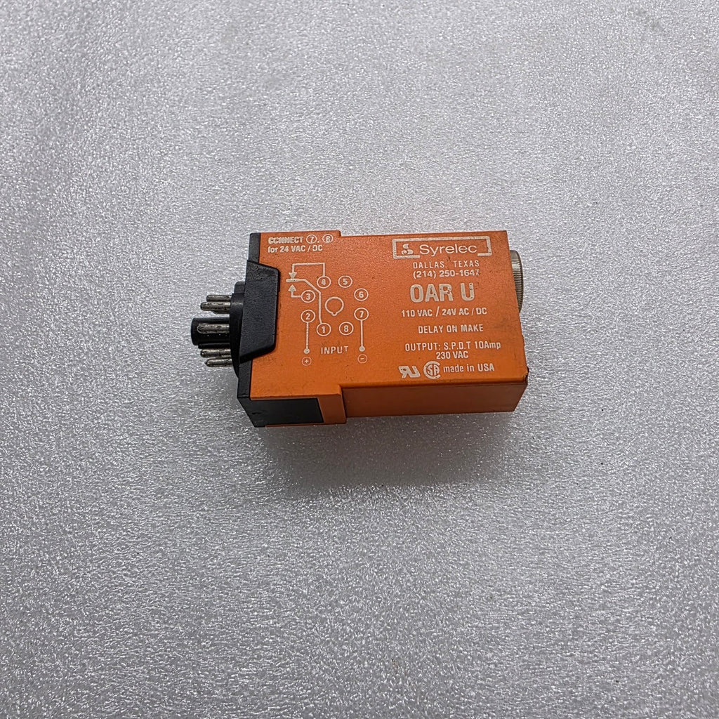 SYRELEC OAR U TIMER RELAY 110VAC/24V AC-DC