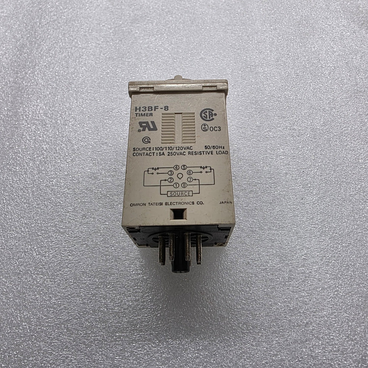 OMRON H3BF-8 MULTIFUNCTION TIMER 100-120V