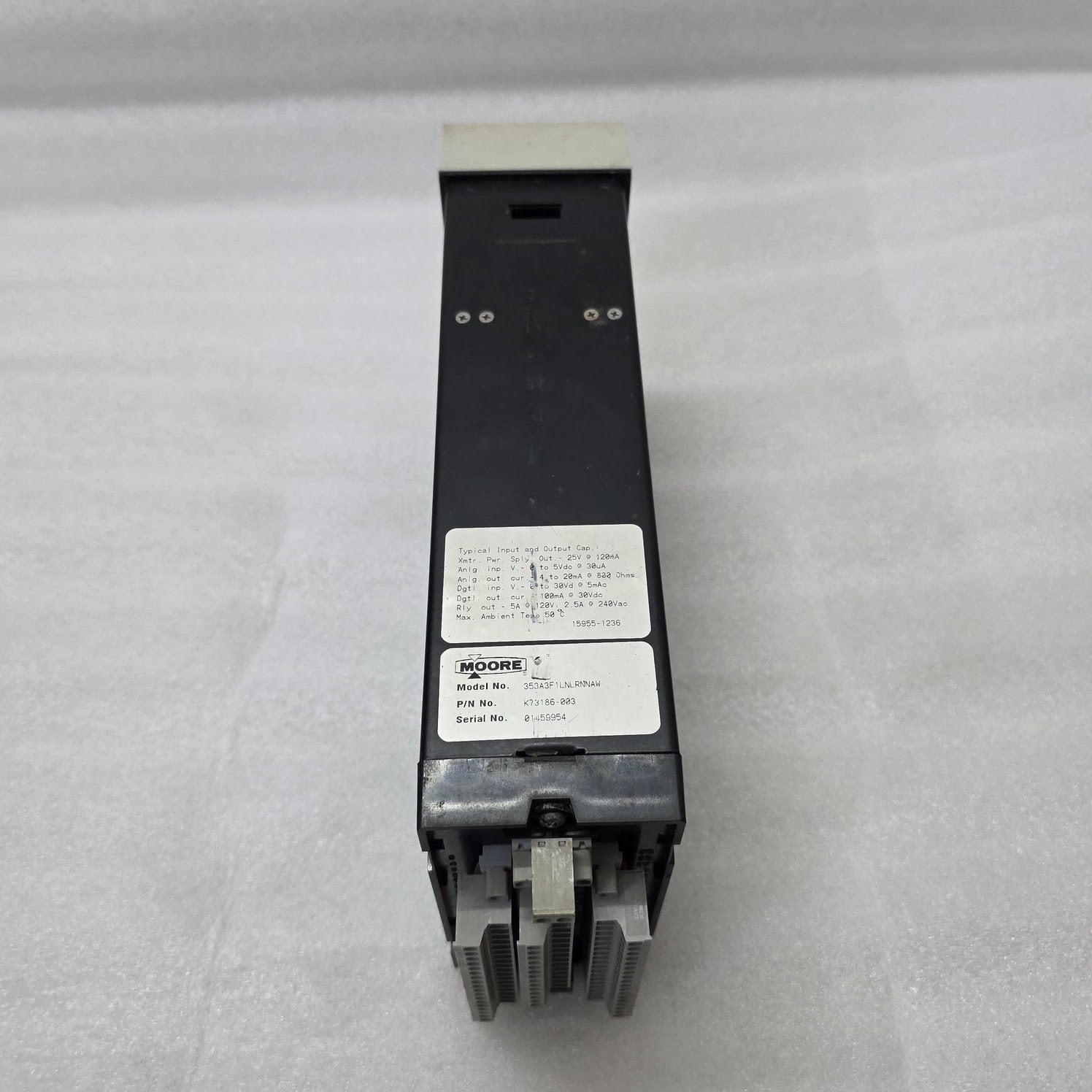 SIEMENS MOORE 353A3F1LNLRNNAW AUTOMATION PROCESS CONTROLLER K73186-003