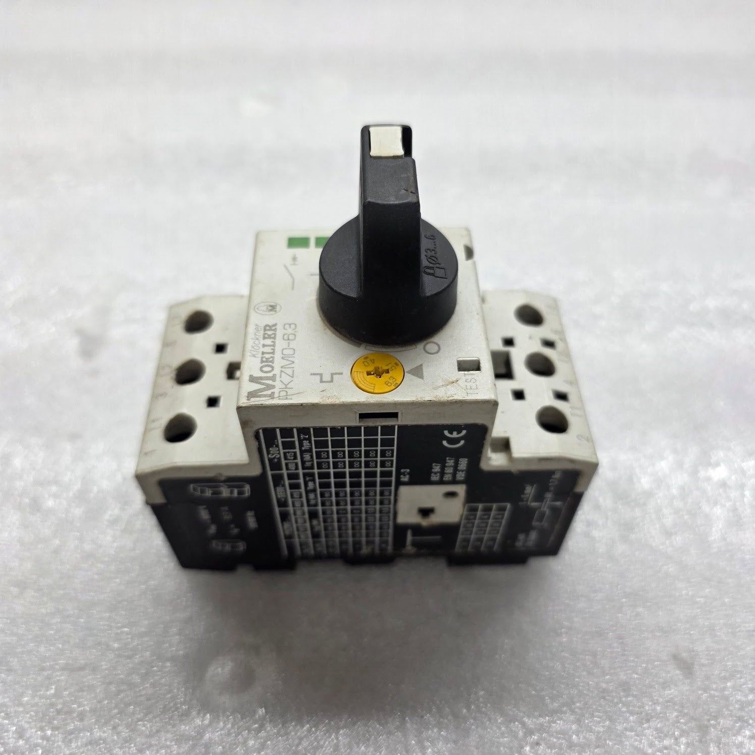 MOELLER PKZM0-6.3 MOTOR PROTECTION CIRCUIT BREAKER 4-6.3A