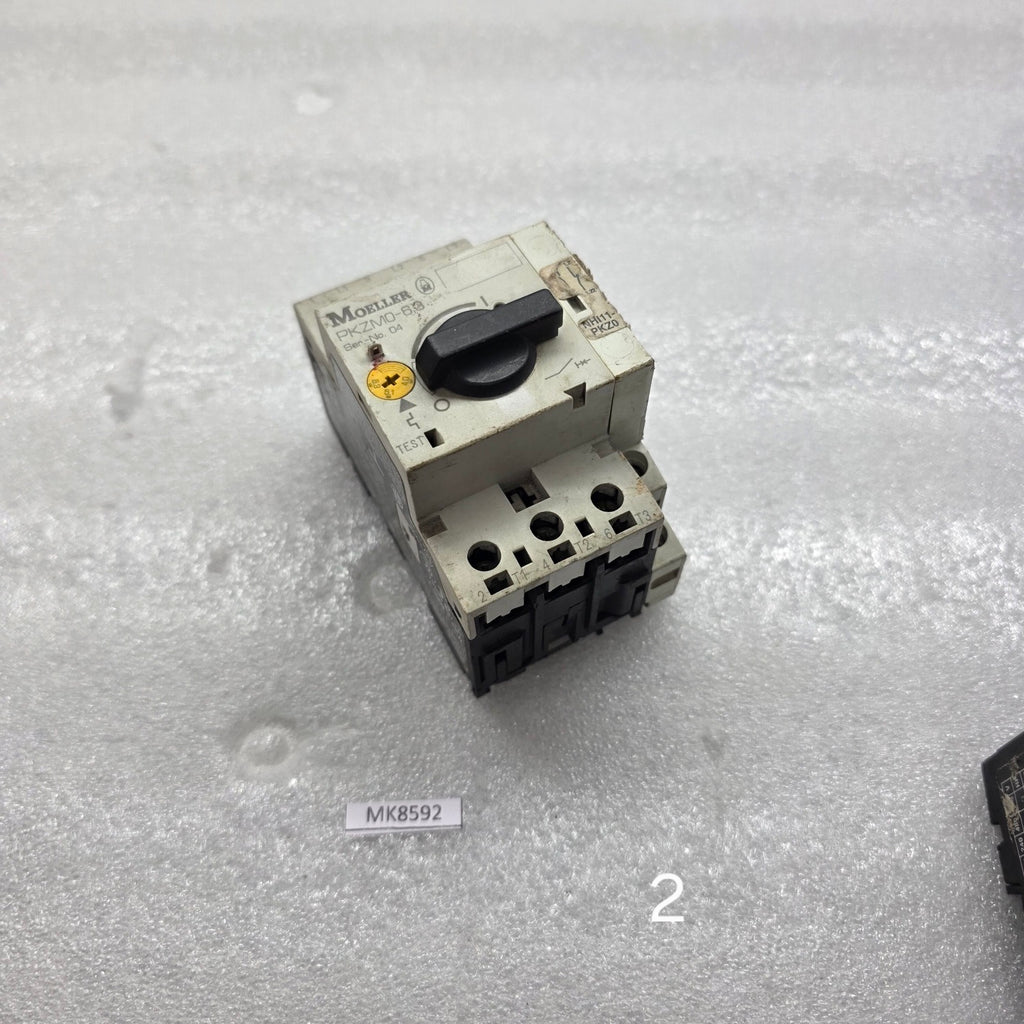 MOELLER PKZM0-6.3 MOTOR PROTECTION CIRCUIT BREAKER 4.9-6.3A PKZM0