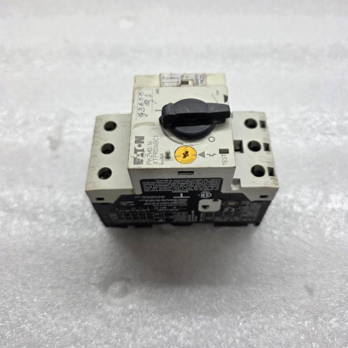 EATON PKZM0-16 MOTOR PROTECTION CIRCUIT BREAKER XTPR016BC1 10-16A