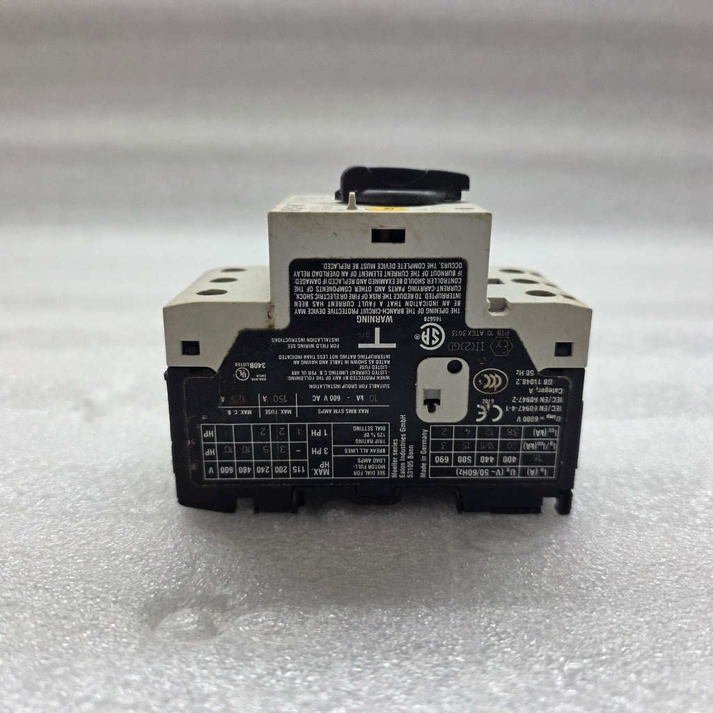 EATON PKZM0-16 MOTOR PROTECTION CIRCUIT BREAKER XTPR016BC1 10-16A