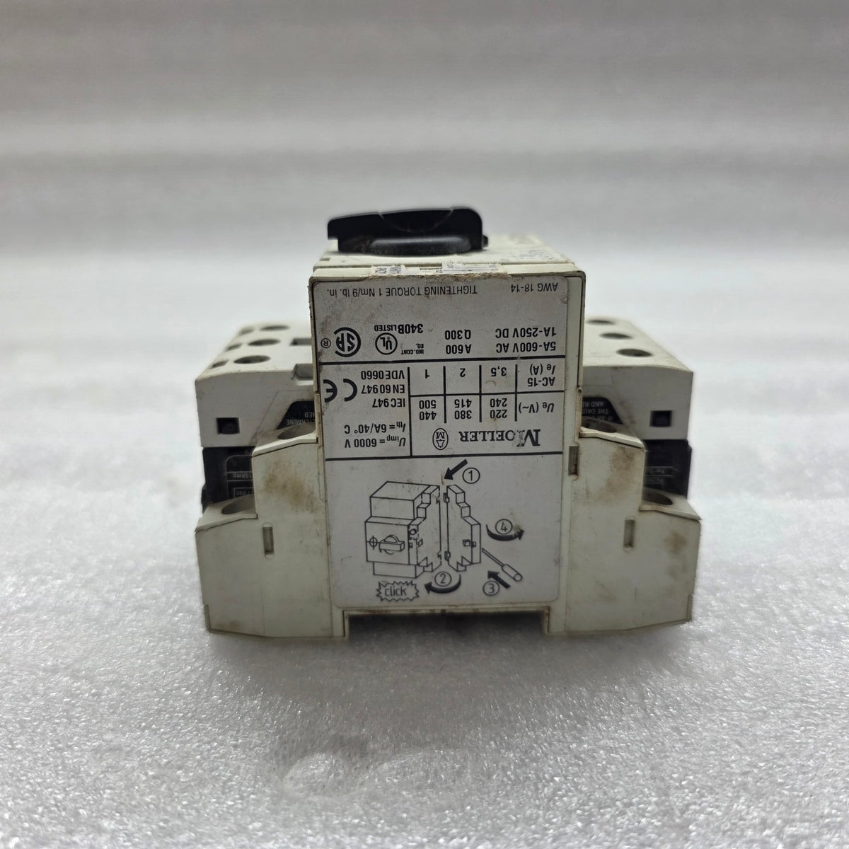 EATON PKZM0-16 MOTOR PROTECTION CIRCUIT BREAKER XTPR016BC1 10-16A