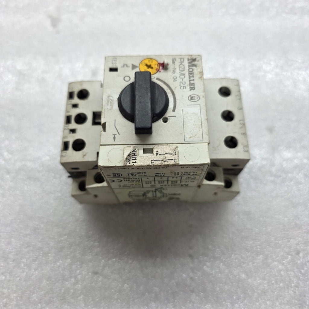 MOELLER PKZM0-2.5 MOTOR PROTECTION CIRCUIT BREAKER 1.8-2.5A