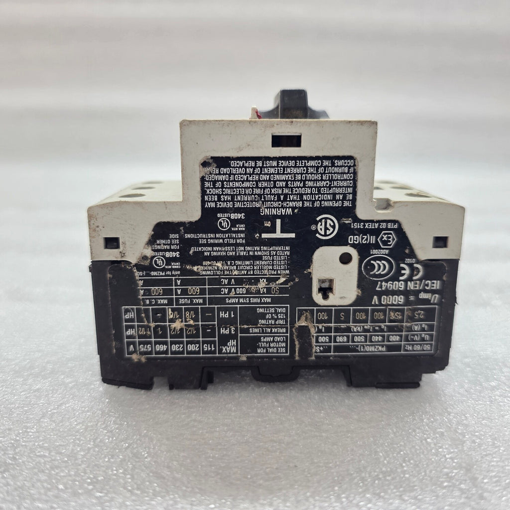 MOELLER PKZM0-2.5 MOTOR PROTECTION CIRCUIT BREAKER 1.8-2.5A