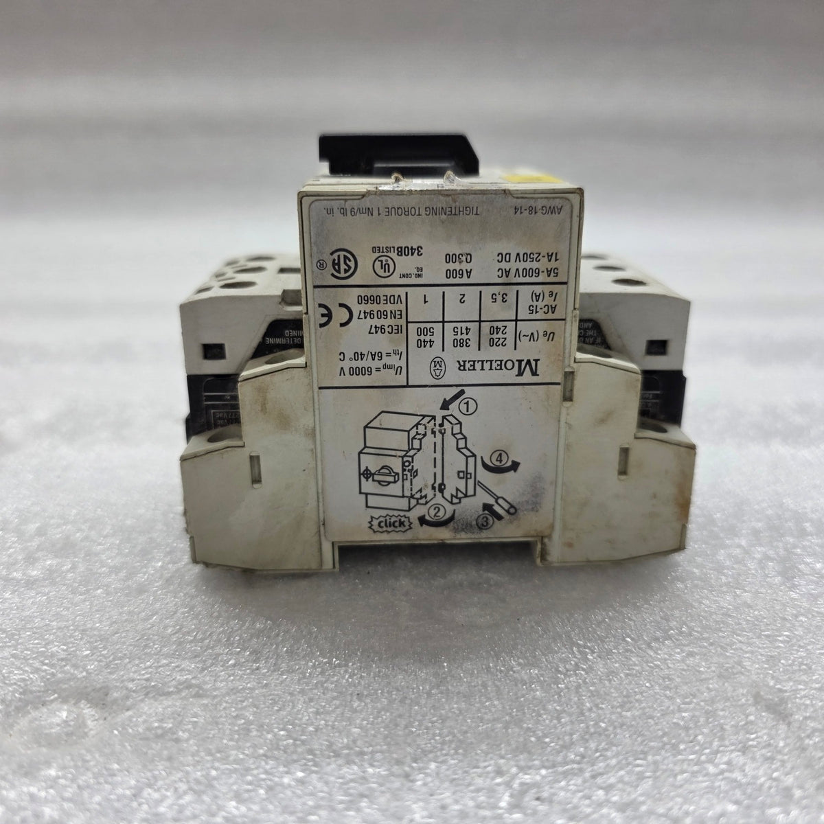 MOELLER PKZM0-25 MOTOR PROTECTION CIRCUIT BREAKER 20-25A
