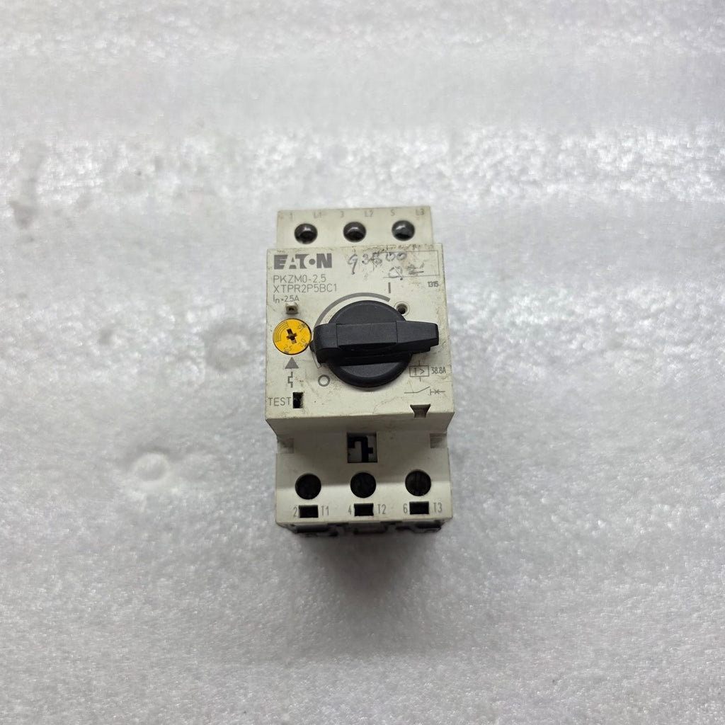 EATON PKZM0-2.5 MOTOR PROTECTION CIRCUIT BREAKER 2.5A XTPR2P5BC1