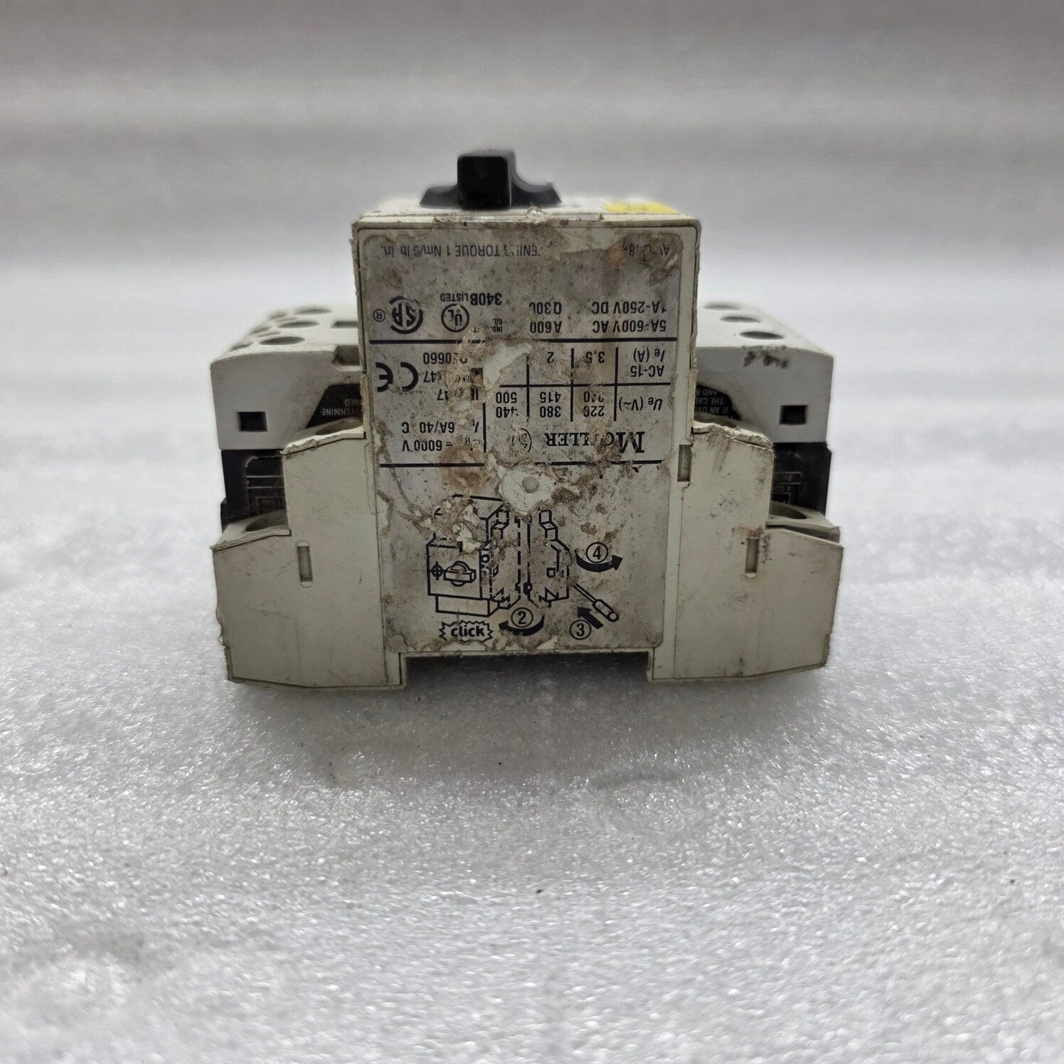 MOELLER PKZM0-10 MOTOR PROTECTION CIRCUIT BREAKER 6.3–10A MANUAL MOTOR STARTER