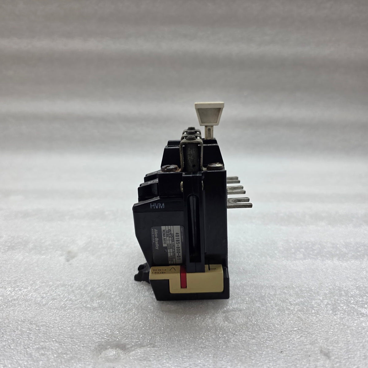ALLEN BRADLEY CAT 40185-800-01 OVERLOAD RELAY MOTOR STARTER 120-600V