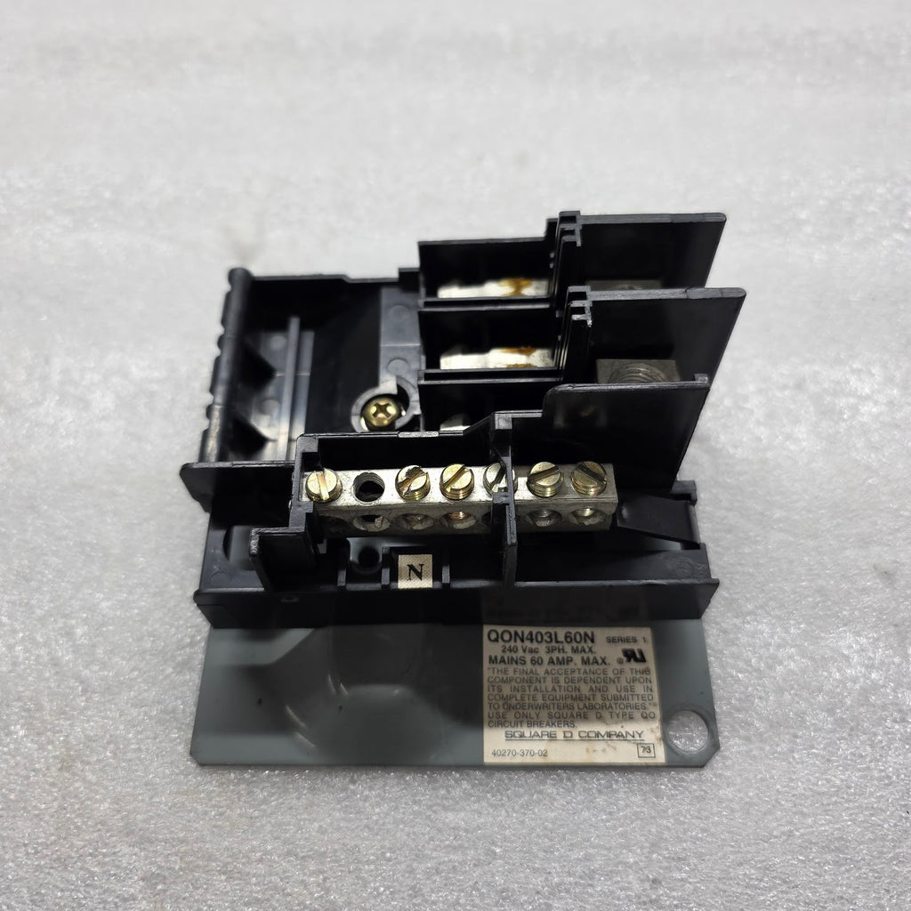 SQUARE D QON403L60N MOUNTING BASE LOAD CENTER