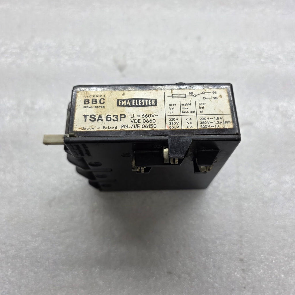 EMA ELESTER TSA 63P OVERLOAD RELAY 25-40A