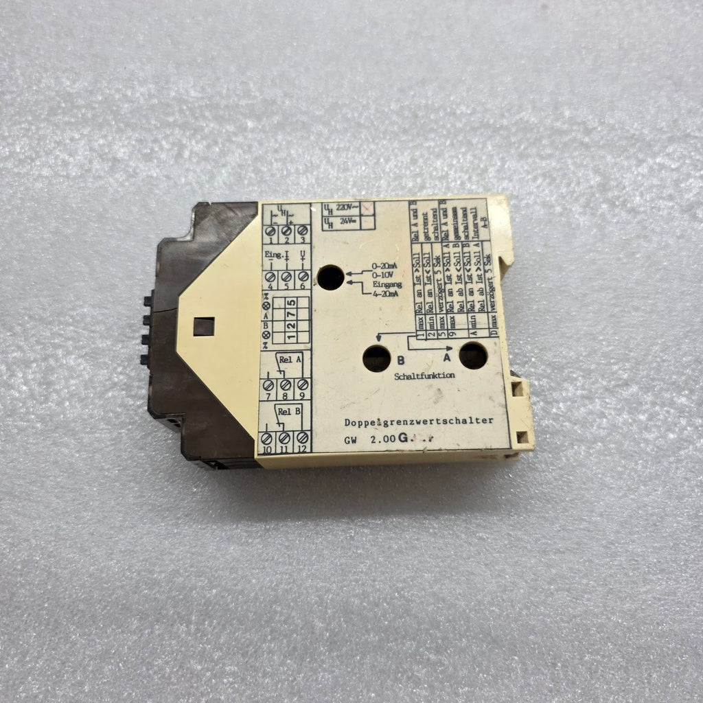 DOPPELGRENZWERTSCHALTER GW 2.00 G
