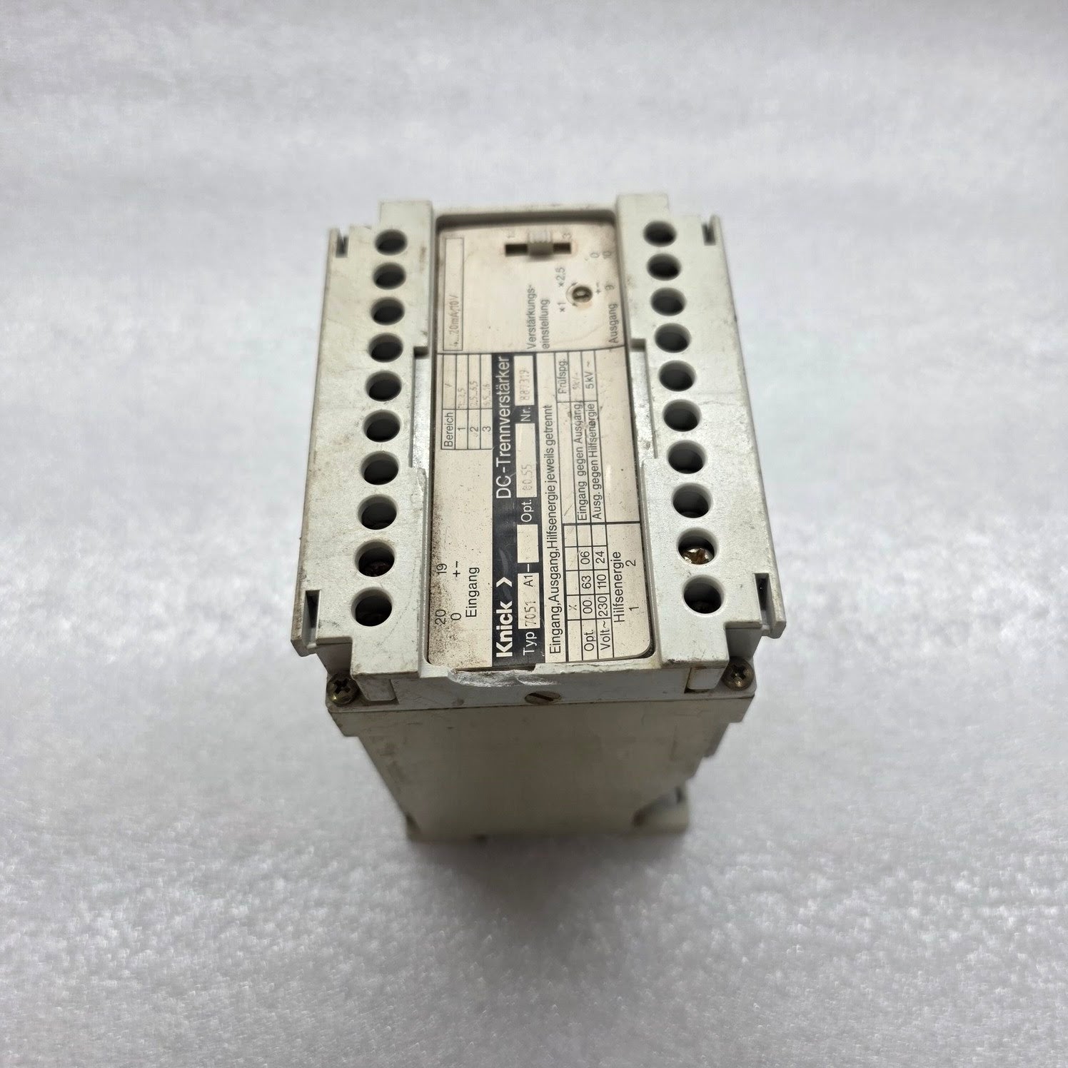 KNICK 7051 A1 DC ISOLATION AMPLIFIER