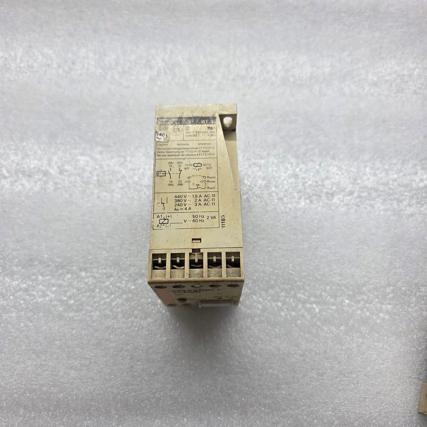 SPRECHER + SCHUH RT 3-M THERMISTOR PROTECTION RELAY