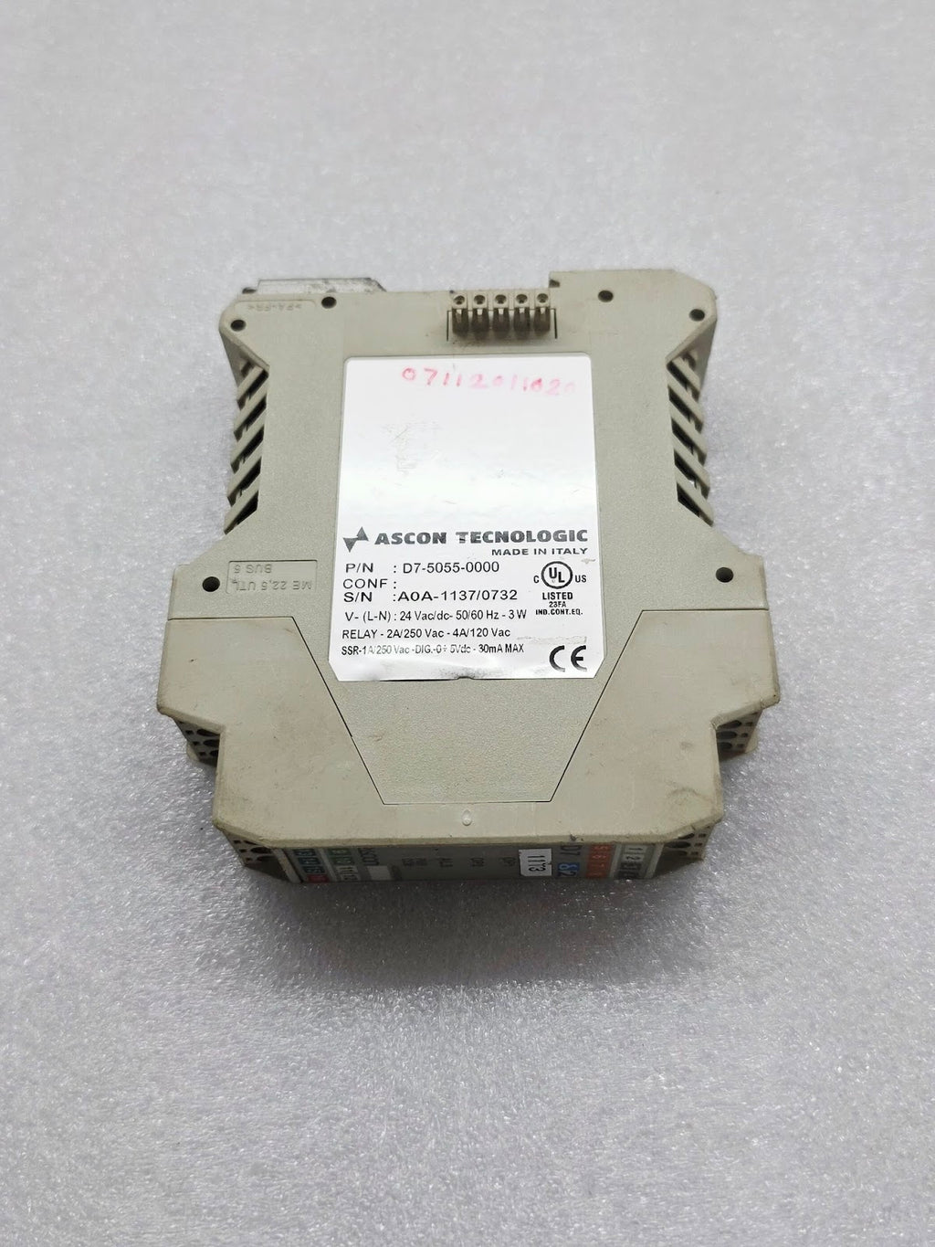 ASCON TECHNOLOGIC D7-5055-0000 CONTROLLER