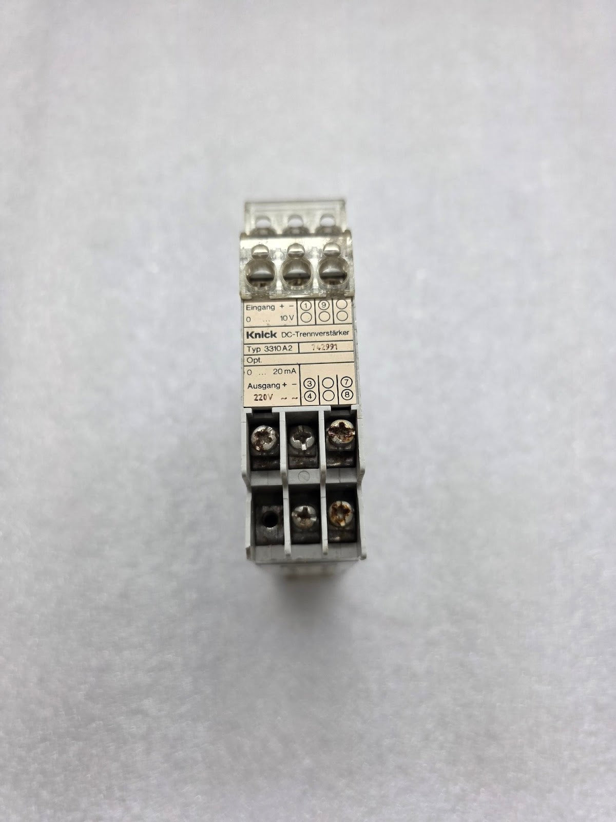 KNICK 3310 A2 DC ISOLATION AMPLIFIER
