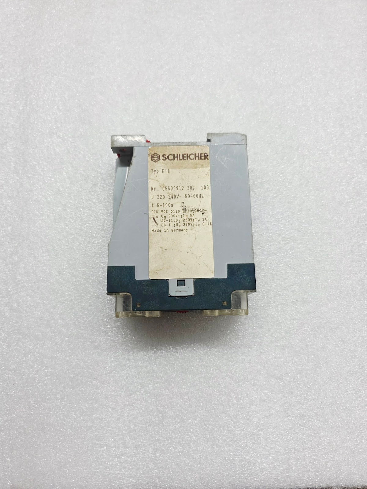 SCHLEICHER KT1 TIME RELAY 05505912 220-240V