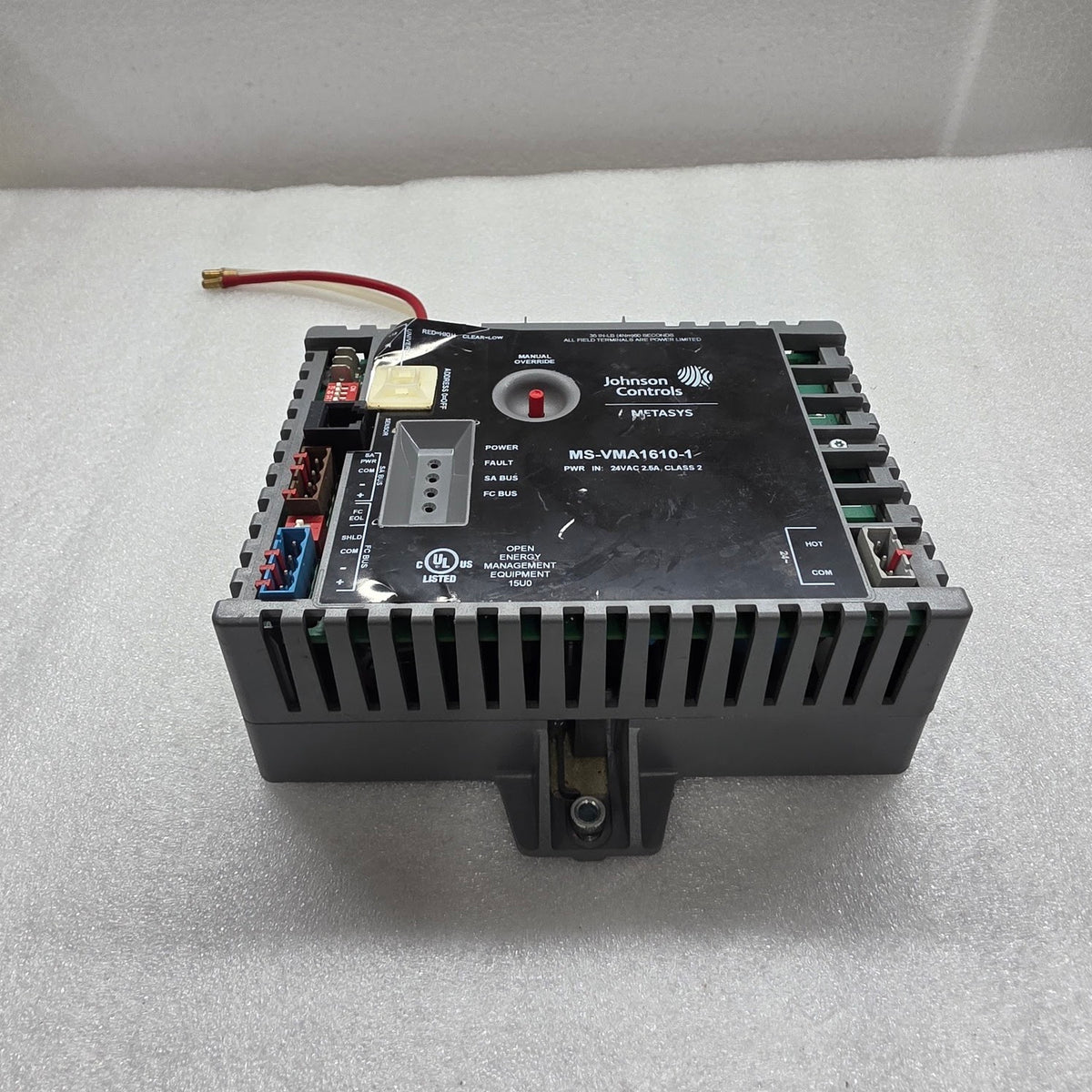 JOHNSON CONTROLS MS-VMA1610-1 VARIABLE AIR VOLUME CONTROLLER 24V