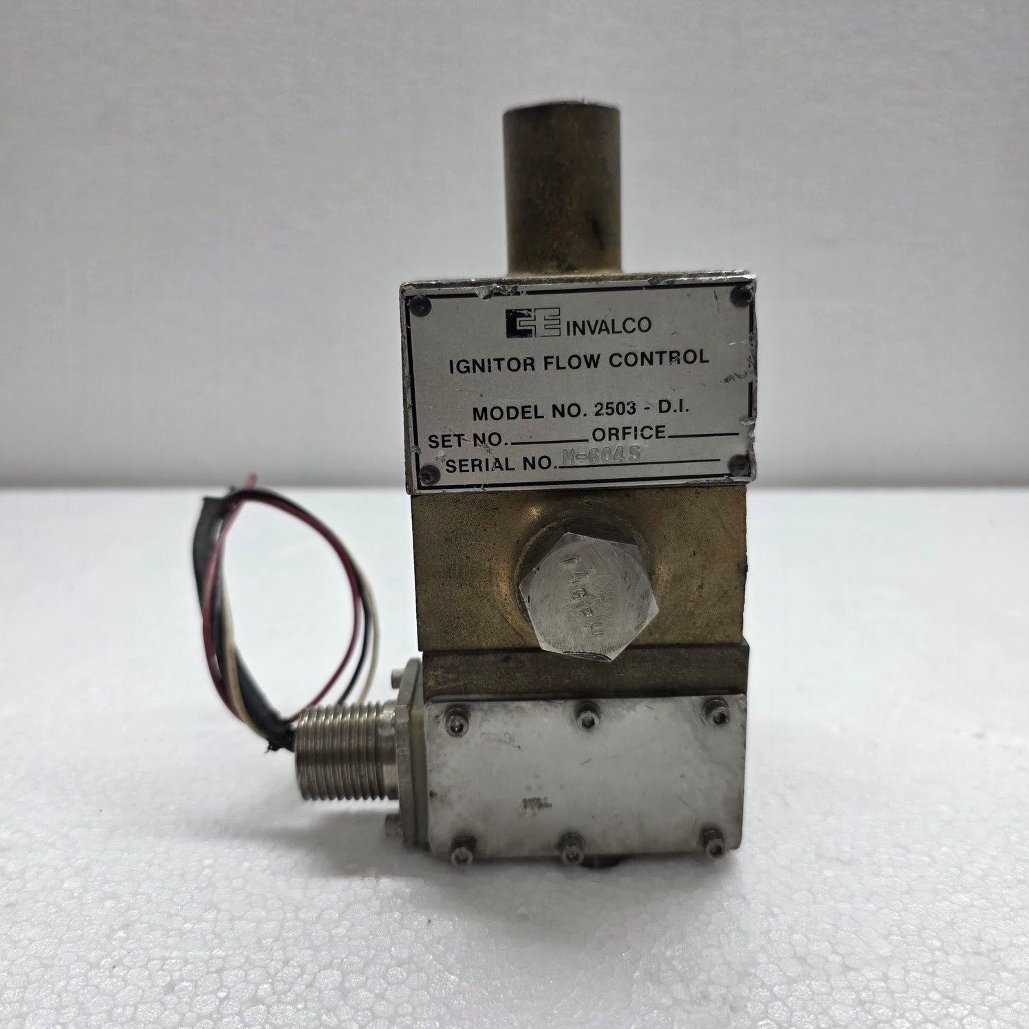 CE INVALCO 2503-DI IGNITOR FLOW CONTROL