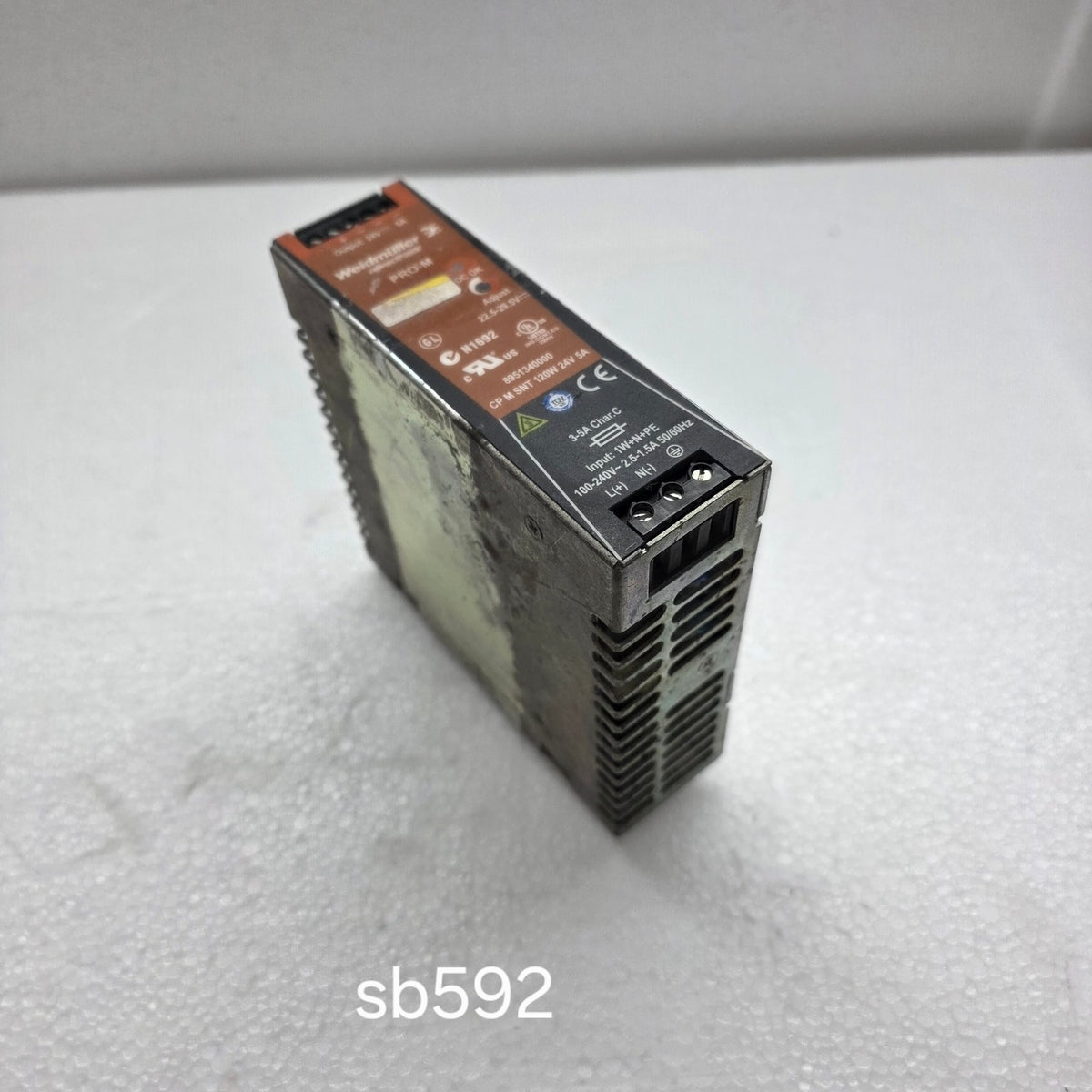 WEIDMULLER CP M SNT 120W 24V 5A POWER SUPPLY 8951340000 24VDC 5A