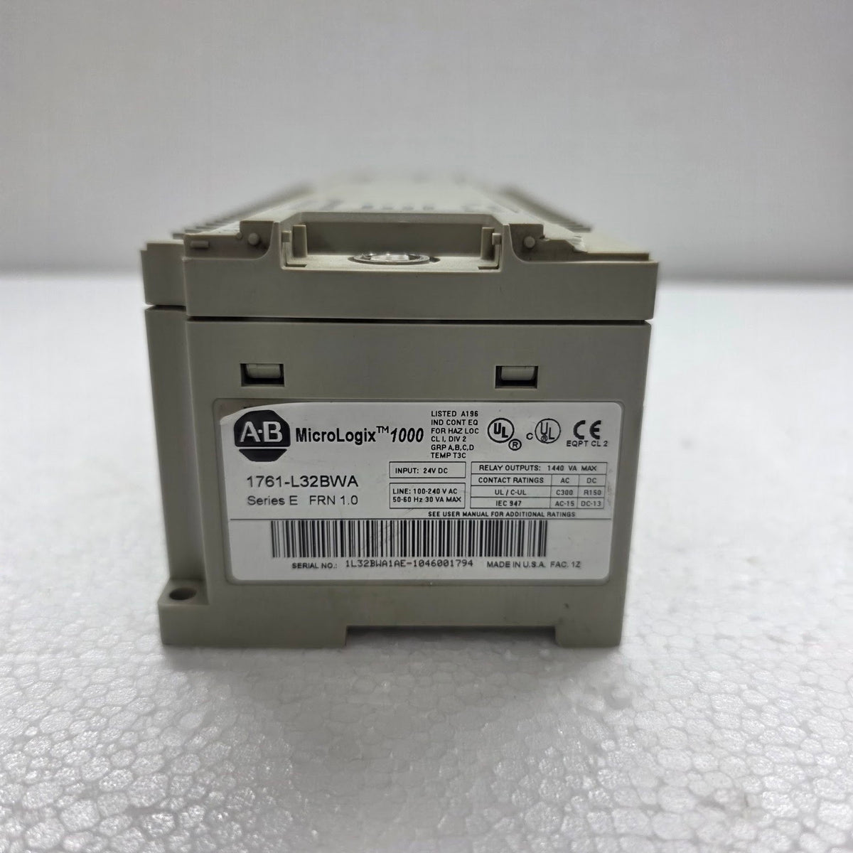 ALLEN BRADLEY MICROLOGIX 1000 CAT 1761-L32BWA