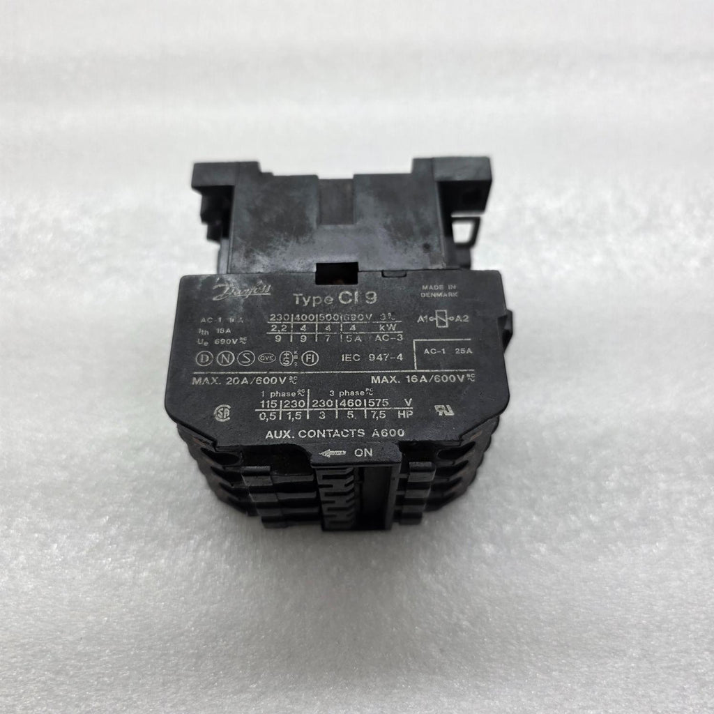 DANFOSS CI 9 MAGNETIC CONTACTOR COIL VOLTAGE 110-132V AC