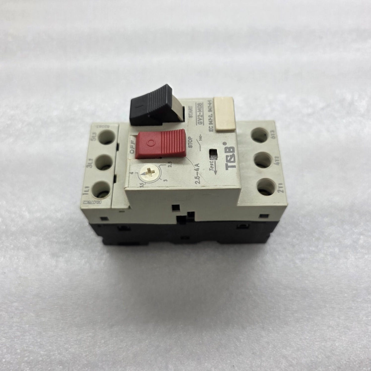 T&B GV2 M08-C MOTOR CIRCUIT BREAKER 2.5-4A