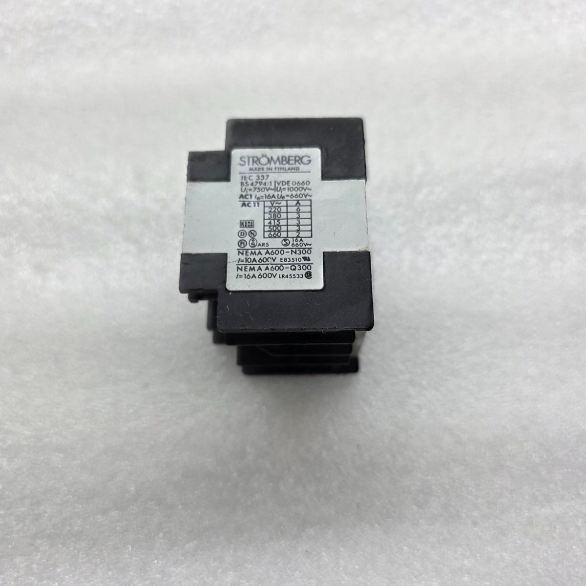 STROMBERG OKZA MAGNETIC CONTACTOR 16A