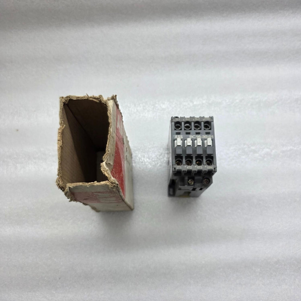 ABB BC16-30-01 MAGNETIC CONTACTOR 28A COIL VOLTAGE 24VDC