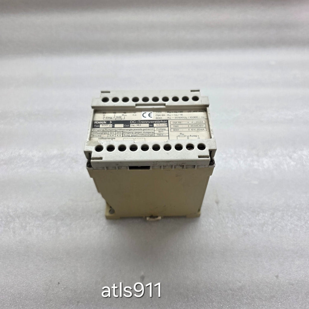 KNICK 8001A1 DC ISOLATION AMPLIFIER