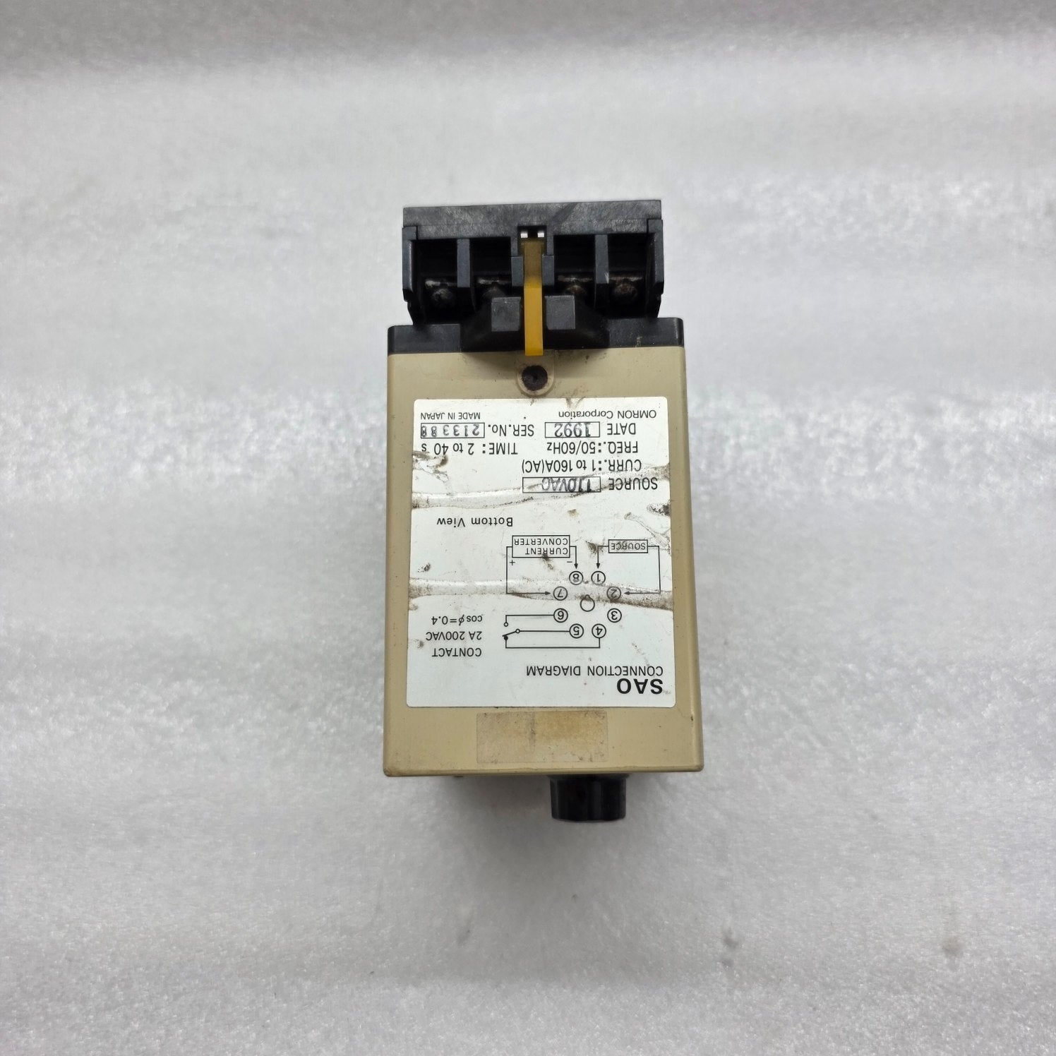 OMRON SAO-R CURRENT SENSOR 110V AC