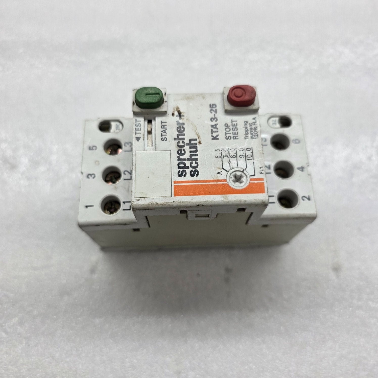 SPRECHER + SCHUH KTA 3-25 MOTOR CONTROLLER 6.3-10.0 A