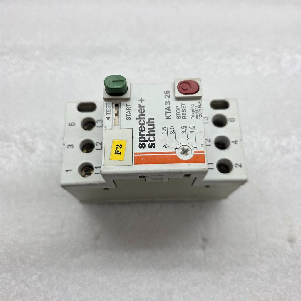 SPRECHER + SCHUH KTA 3-25 MOTOR CONTROLLER 2.5-4.0 A