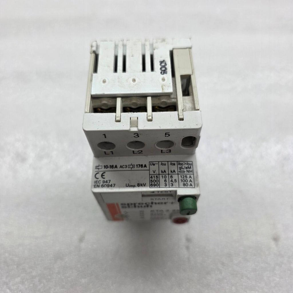 SPRECHER + SCHUH KTA 3-25 MOTOR CONTROLLER 10-16 A
