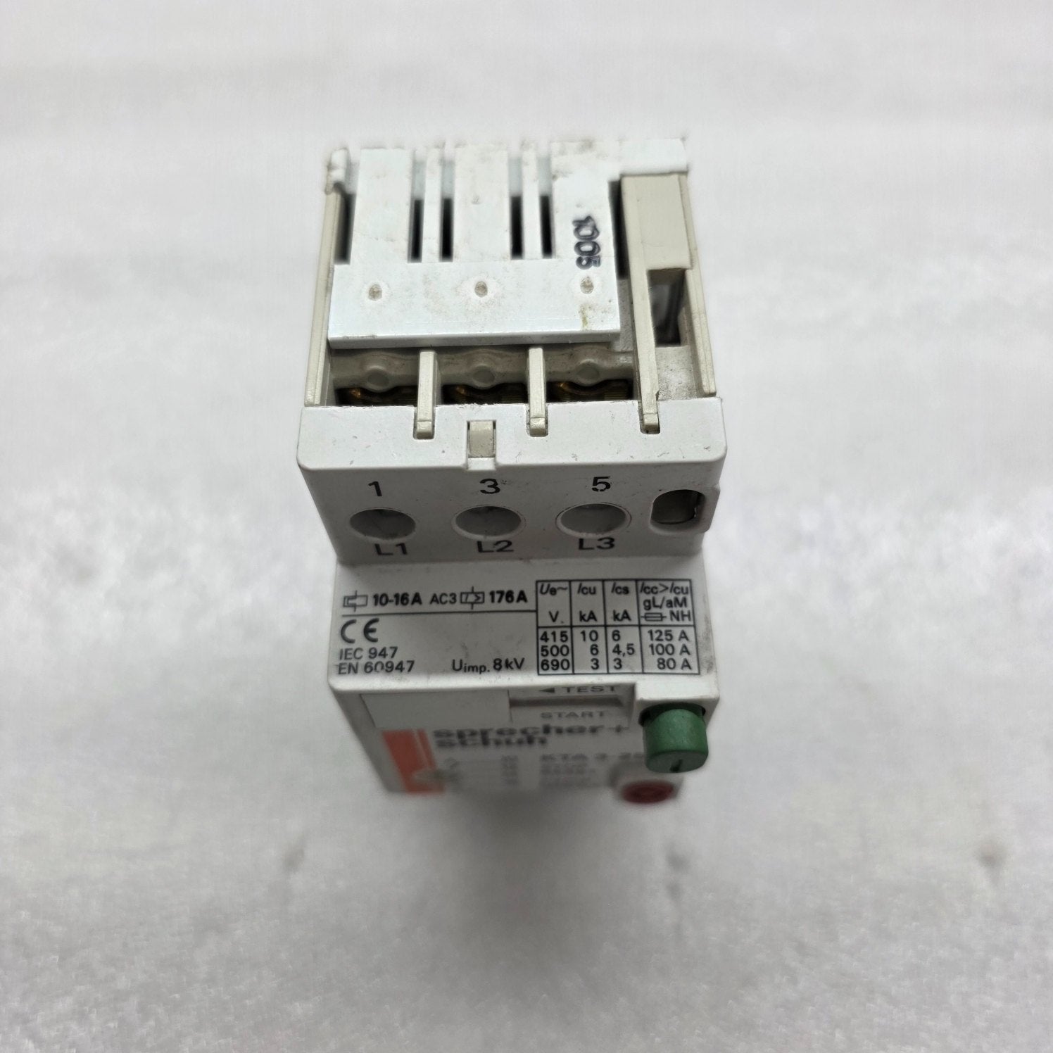 SPRECHER + SCHUH KTA 3-25 MOTOR CONTROLLER 10-16 A