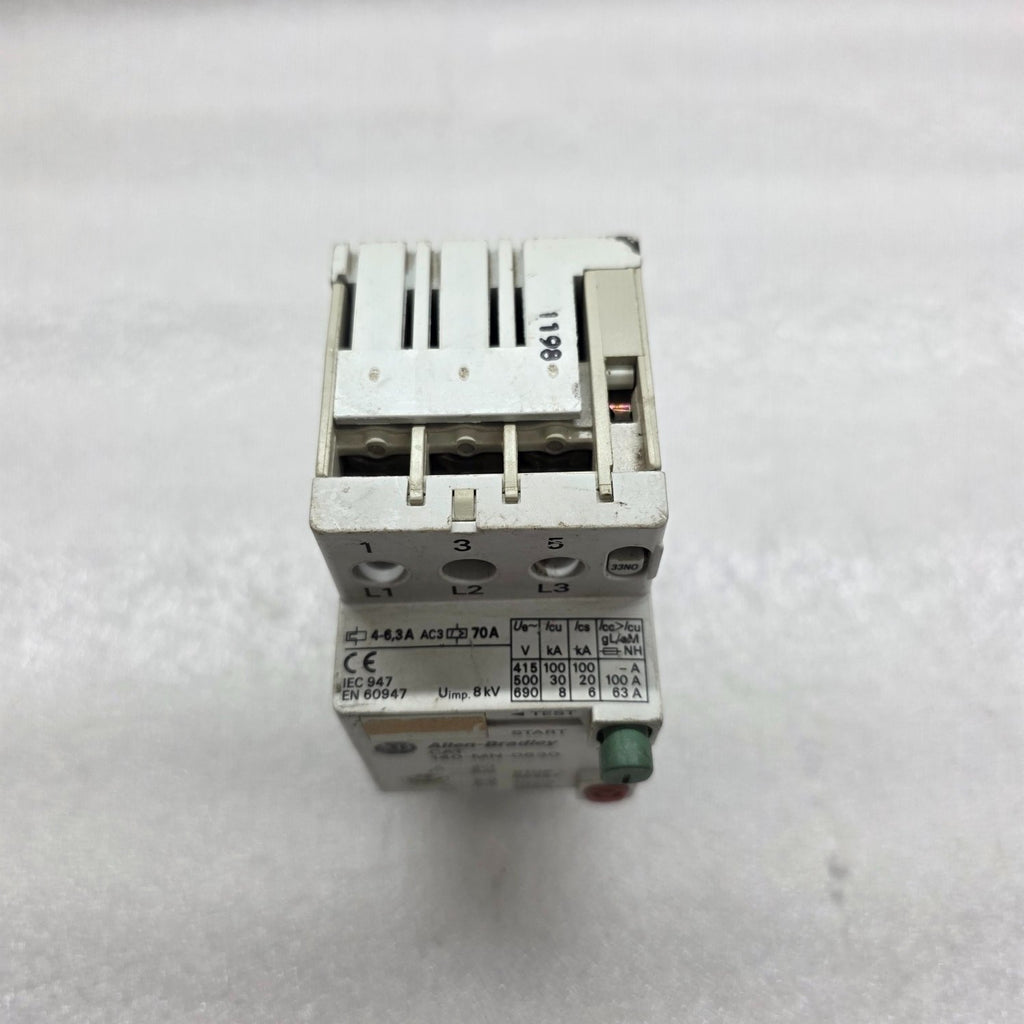 ALLEN BRADLEY CAT 140-MN-0630 MOTOR STARTER 4.0-6.3 A