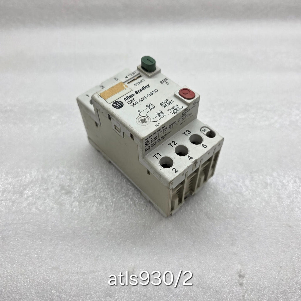 ALLEN BRADLEY CAT 140-MN-0630 MOTOR STARTER 4.0-6.3 A