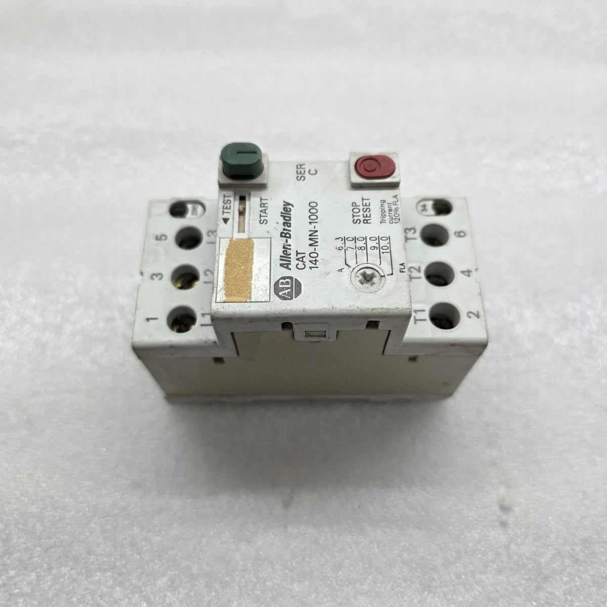ALLEN BRADLEY CAT 140-MN-1000 MOTOR STARTER 6.3-10.0 A