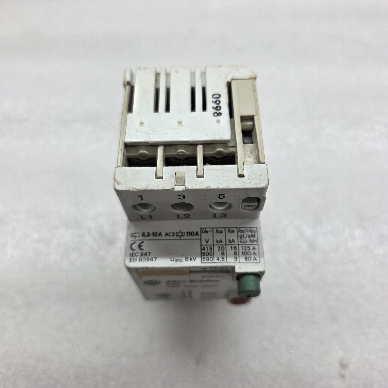 ALLEN BRADLEY CAT 140-MN-1000 MOTOR STARTER 6.3-10.0 A