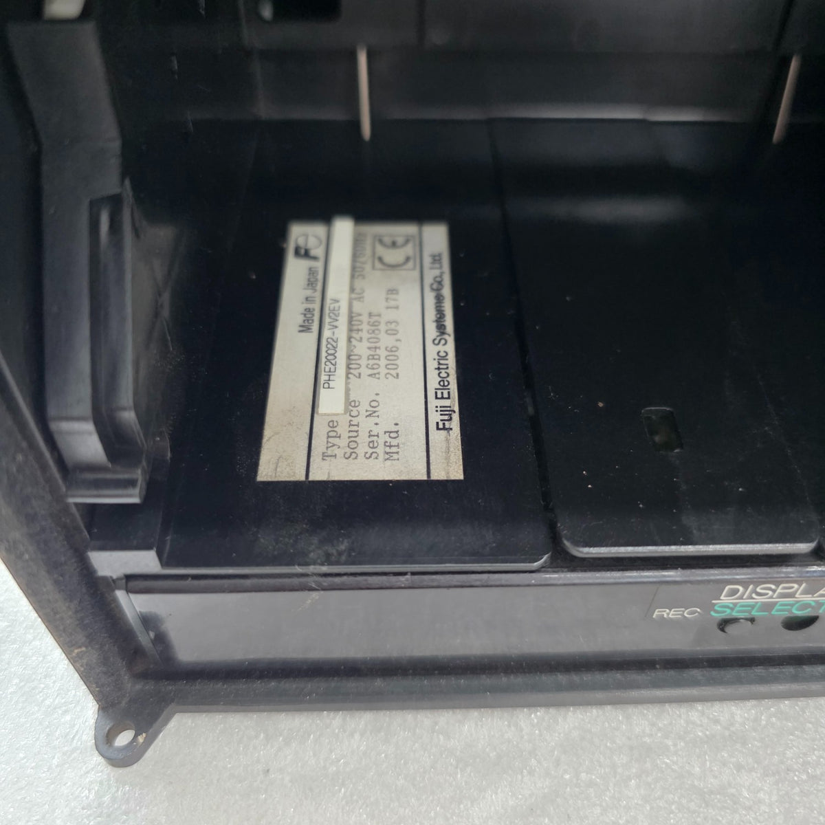 FUJI ELECTRIC PHE20022-VV2EV CHART RECORDER 200-220V
