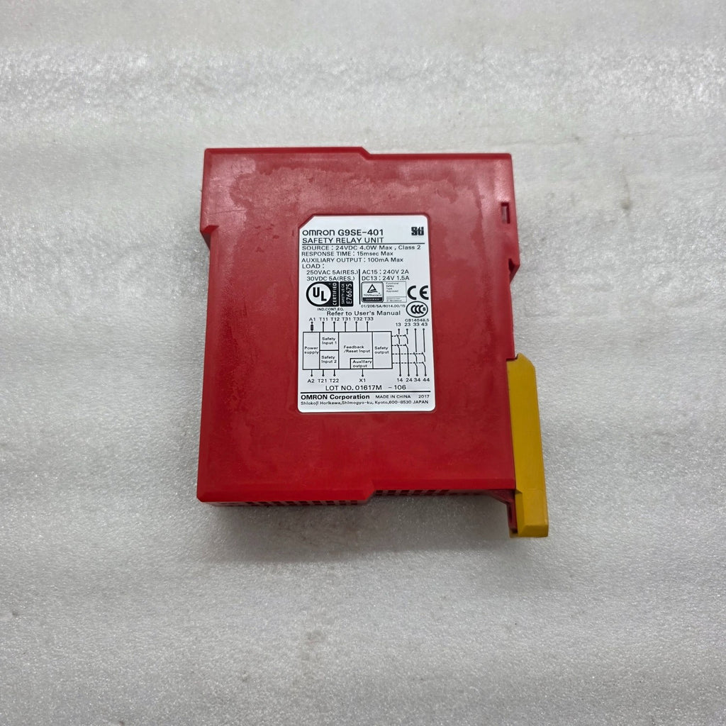 OMRON G9SE-401 SAFETY RELAY UNIT 24VDC