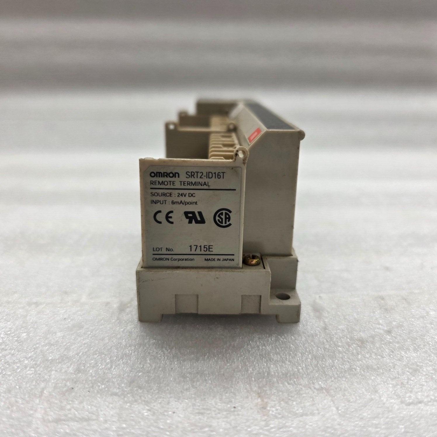 OMRON SRT2-ID16T REMOTE TERMINAL 24VDC