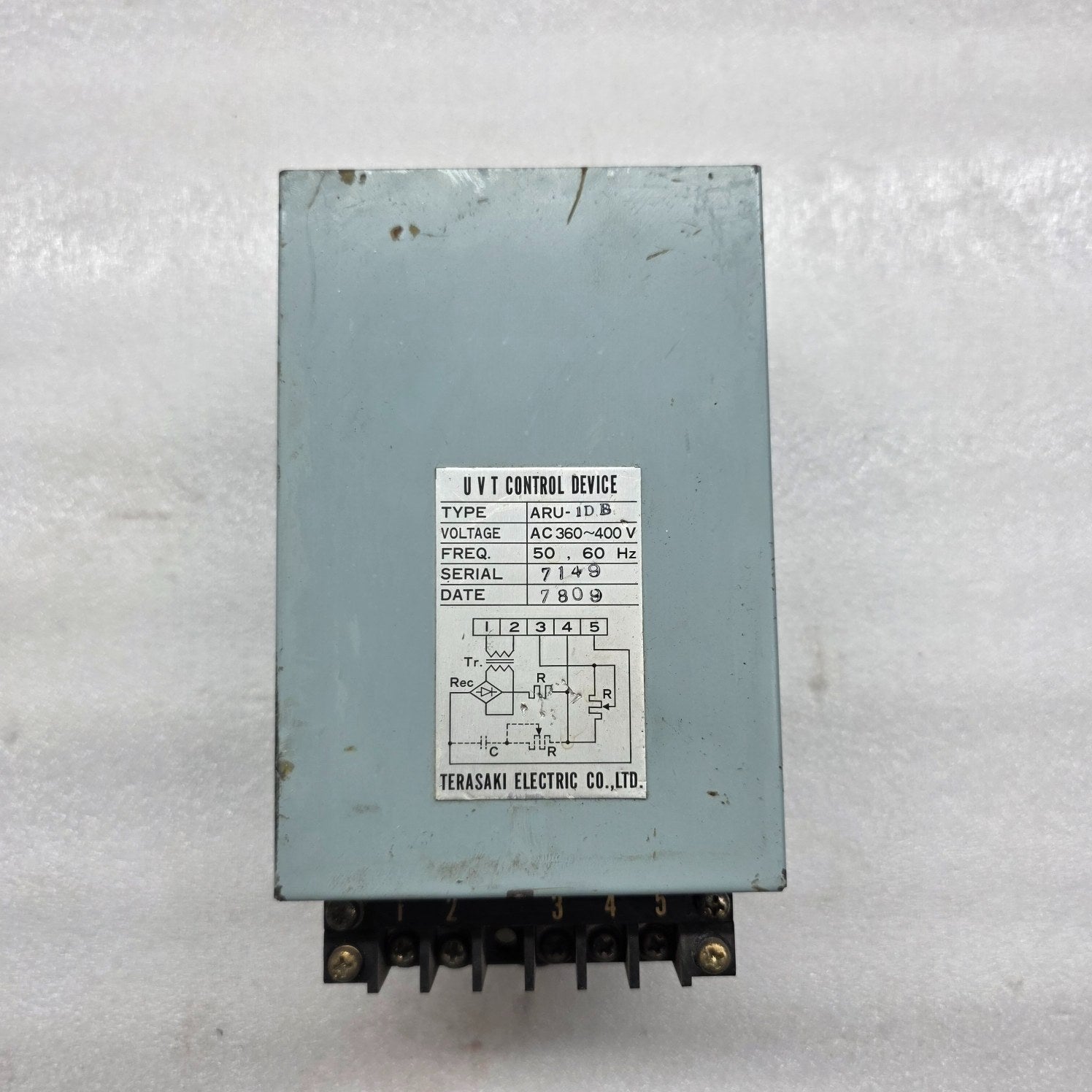 TERASAKI ARU-1DB UVT CONTROL DEVICE 360-400V