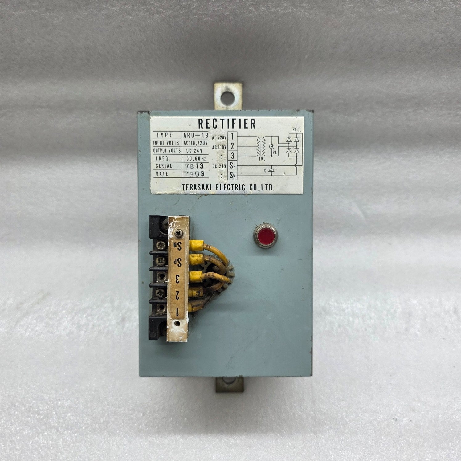 TERASAKI ELECTRIC ARO-1B RECTIFIER 110-220V