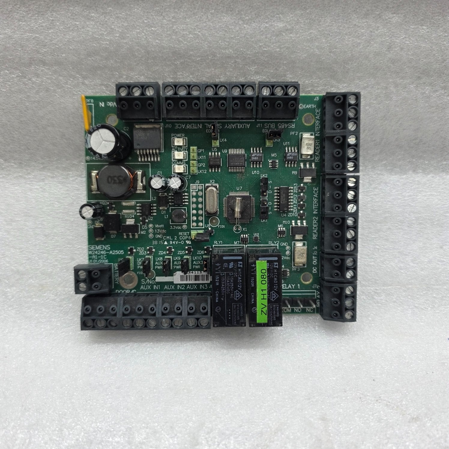 SIEMENS 6FL7820-8CA10 DUAL READER INTERFACE MODULE W24246-A2505-A1-1C