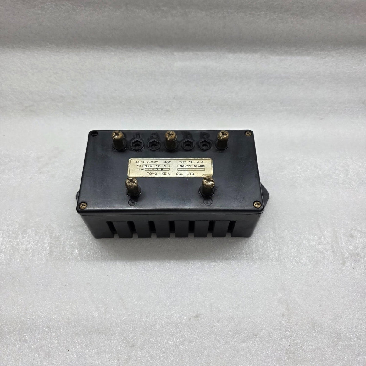 TOYO KEIKI M-4A ACCESSORY BOX 24VDC