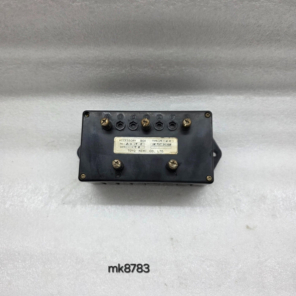 TOYO KEIKI M-4A ACCESSORY BOX 24VDC