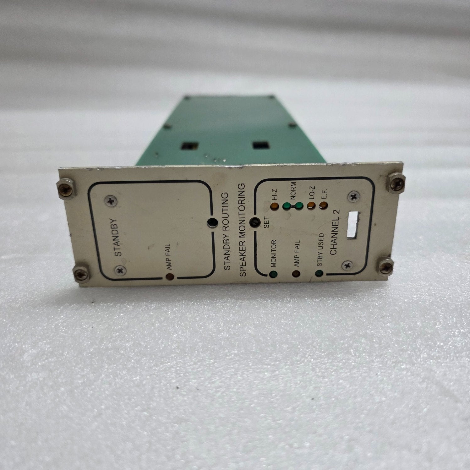 FEDERAL SIGNAL 2001939A-02 STANDBY ROUTING SPEAKER MONITORING