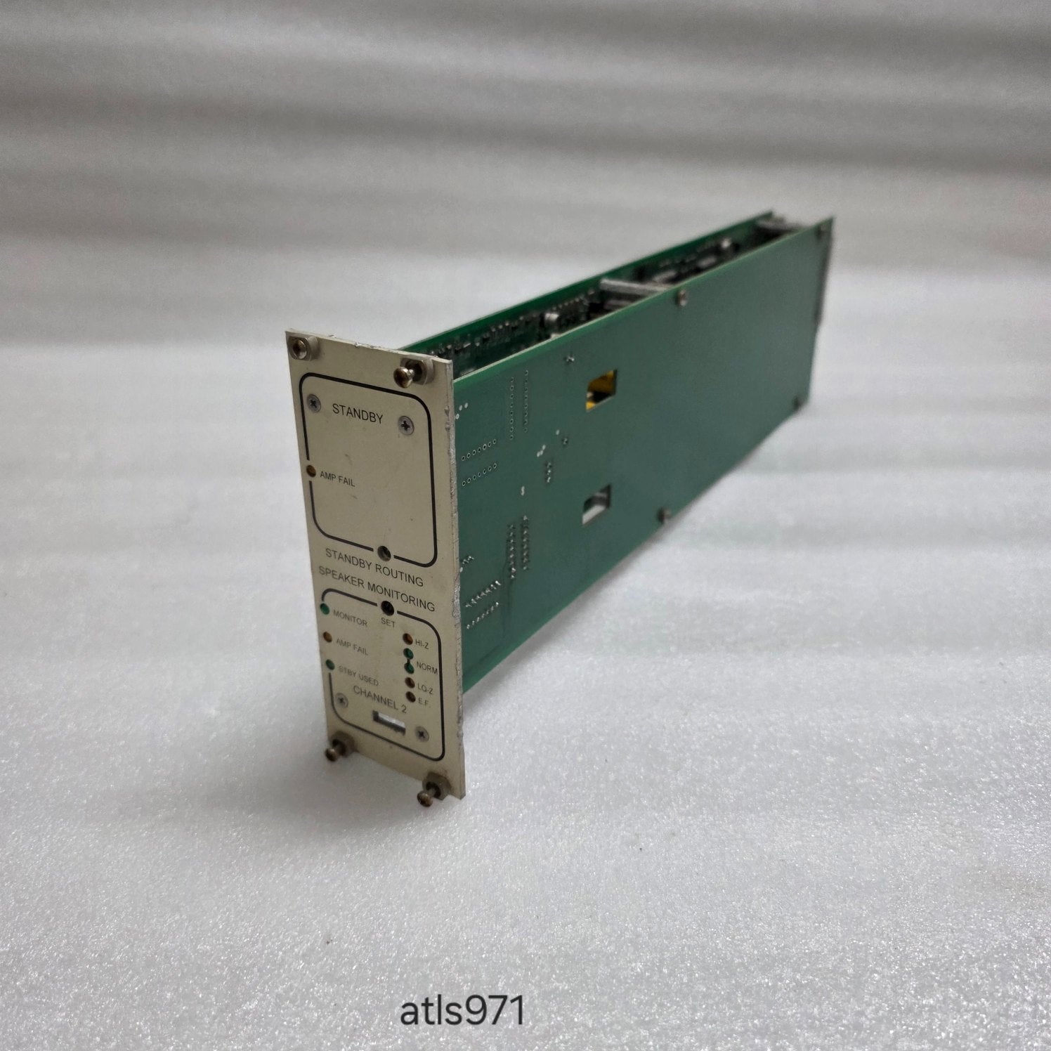 FEDERAL SIGNAL 2001939A-02 STANDBY ROUTING SPEAKER MONITORING